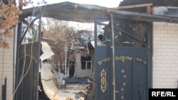 A house torched in the Osh violence in June 2010