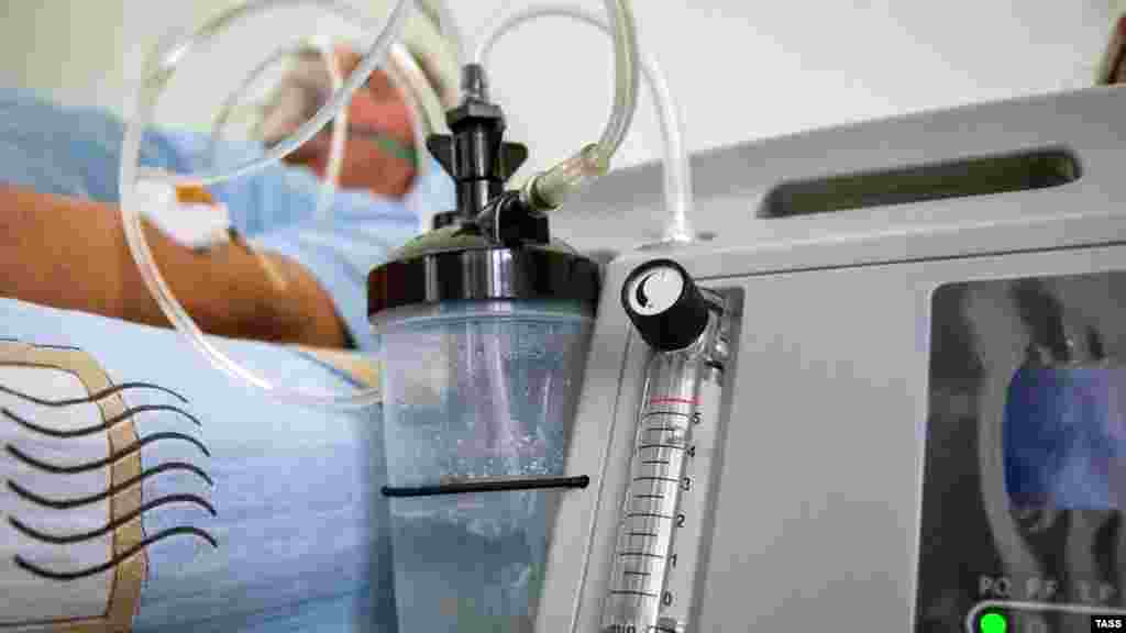 В распоряжении этого ковидного госпиталя в Евпатории есть рентген-аппарат и 21 кислородный концентратор