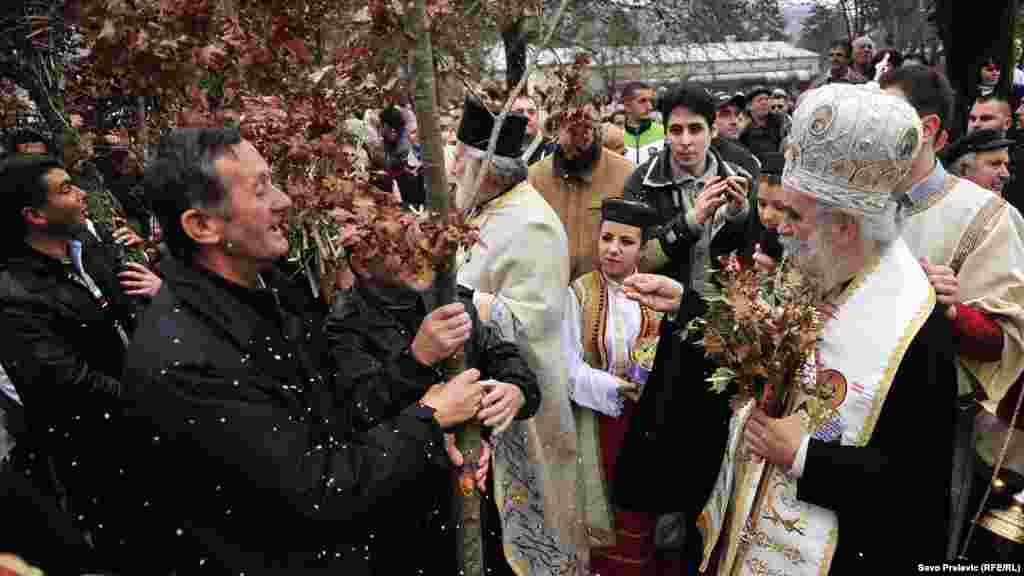 Orthodox Christmas Eve in Cetinje, the old royal capital of Montenegro.