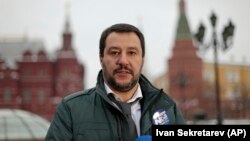 Vicepremierul Matteo Salvini la Moscova în 2016