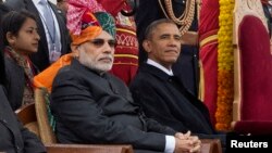 Нарендра Моди АКШ президенти Барак Обама менен. 
