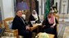 Saudi Arabia's King Salman bin Abdulaziz Al Saud meets with U.S. Secretary of State Mike Pompeo in Riyadh, Saudi Arabia, October 16, 2018. REUTERS/Leah Millis/Pool