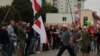 Belarus - pro-government and protest rallies in Slucak