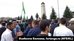 Ռուսաստան - Բողոքի ցույցը Ինգուշեթիայի մայրաքաղաք Մագասում, 4-ը հոկտեմբերի, 2018թ․