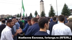 Митинг против договора о границе с Чечней. Магас, Ингушетия (архивное фото)