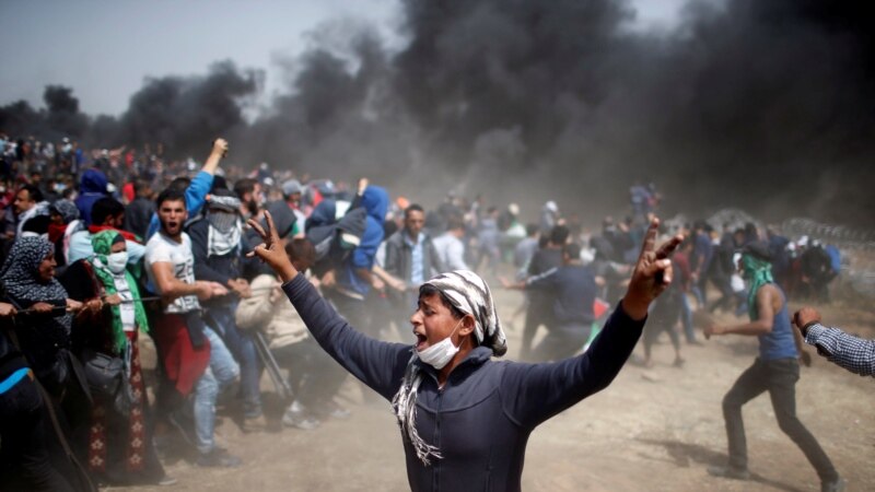 Газа-Палестинец почина откако беше застрелан на протести 