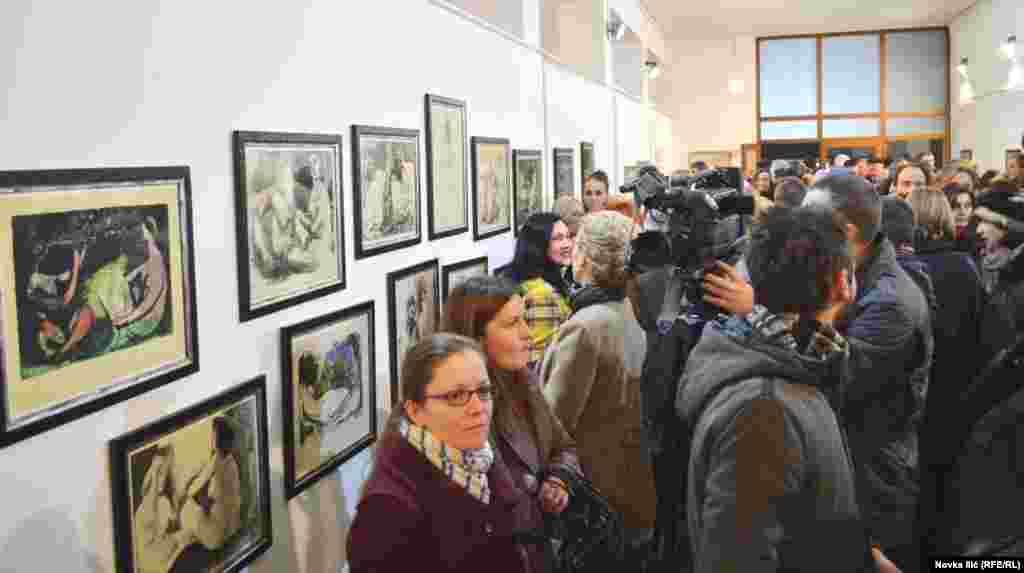 Serbia - Picasso paintings exhibition, Lazar Vujic's art collection, Uzice, 14Dec2015