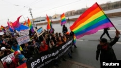 Акция протеста "Марш против ненависти" в Петербурге, 2014 год