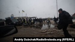 Черги за пенсіями на КПВВ «Станиця Луганська», 4 січня 2019 року