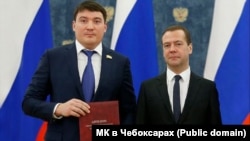 Депутат Андрей Углов на торжественной церемонии награждения в Москве