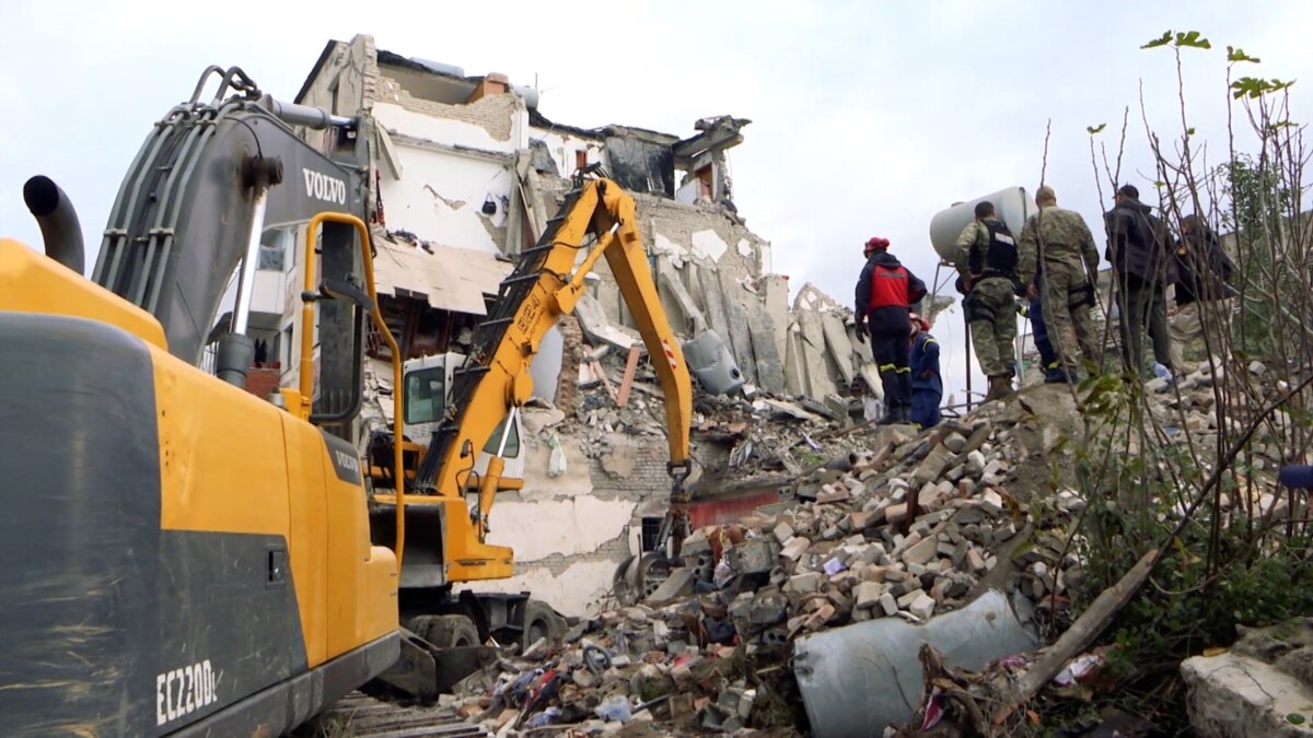 Albanian Rescuers In Race To Find Survivors After Deadly Quake