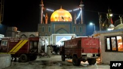 Pakistani soldiers cordon off the shrine of a 13th-century Sufi Muslim saint following a deadly bomb attack on February 16. 