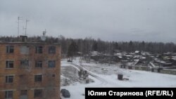 Вид из окна квартиры в доме №6 на улице Лесной
