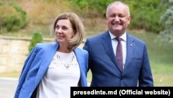 Președintele Igor Dodon și Prima Doamnă Galina Dodon