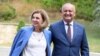 Fostul președinte Igor Dodon și soția sa, Galina, 17 septembrie 2019