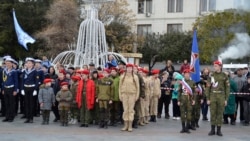 Парад дитячих військово-патріотичних організацій в Ялті