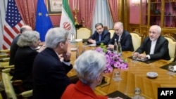 US Secretary of State John Kerry and his Iranian counterpart Mohammad Javad Zarif lead their respective negotiating teams.