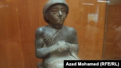 تمثال يعود للحقبة السومرية في متحف السليمانية