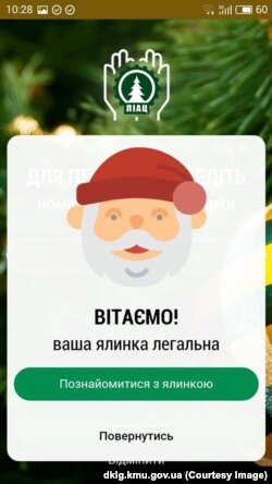 Ось так виглядає додаток, розроблений «Лісогосподарським інноваційно-аналітичним центром»