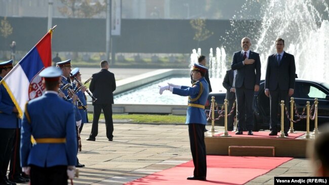 Edi Rama në Beograd