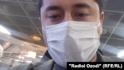 RFE/RL Tajik Service reporter Mullorajab Yusufi reporting from Dushanbe, Tajikistan (12 March 2020).
