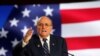 Rudy Giuliani, former Mayor of New York City, speaks at an event in Ashraf-3 camp, which is a base for the People's Mojahedin Organization of Iran (MEK) in Manza, Albania, July 13, 2019.REUTERS/Florion Goga