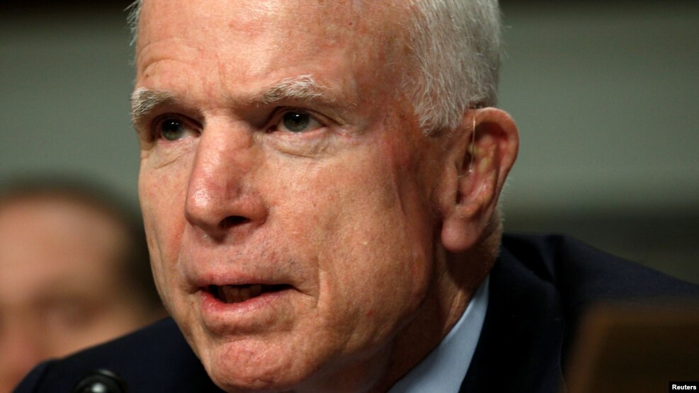 Senate Armed Services Committee Chairman John McCain said the Senate will ratify Montenegro's bid to join NATO soon.