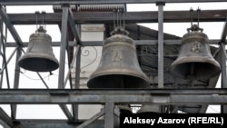 Звонница храма Христа Спасителя. Алматы, 2 мая 2019 года.