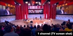 Ток-шоу Первого канала "Пусть говорят" с Дмитрием Борисовым.