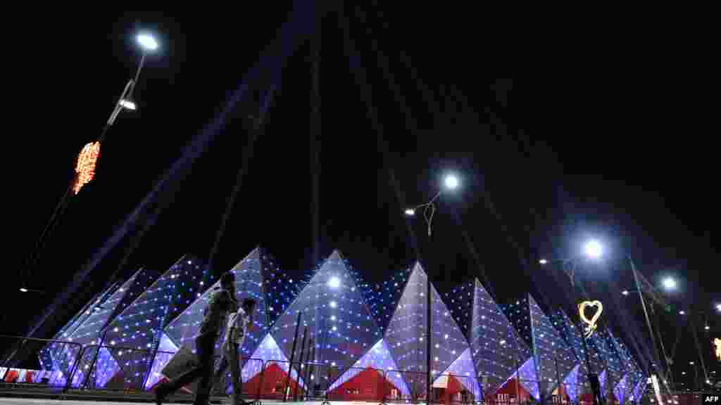Palatul de Cristal de la Baku ce a gazduit finala Eurovision 2012.
