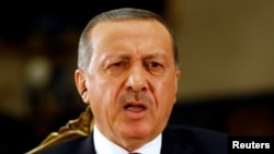 Түркия президенті Режеп Ердоған. Анкара, 21 шілде 2016 жыл.