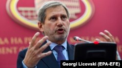 European Enlargement Commissioner Johannes Hahn