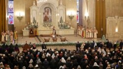 Armenia -- Catholicos Garegin II leads a Christmas mass at Saint Gregory the Illuminator’s Cathedral in Yerevan, January 6, 2020.