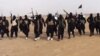 A propaganda video grab allegedly shows ISIL militants gathering at an undisclosed location in Iraq's Nineveh province. (file photo)