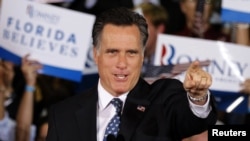 Republican presidential candidate Mitt Romney