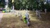 Цвинтар у Сагрині, на якому поховано вбитих українців 