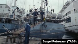 Корабль Черноморского флота России «Лиман», архивное фото 