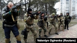 Тренування бійців територіальної оборони ЗСУ. Київ, 9 березня 2022 року (фото ілюстративне)