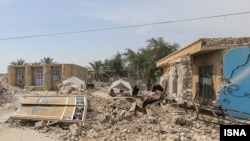 Earthquake damage in Iran's Hormozgan Province