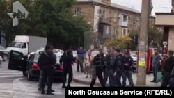 Фрагмент видео задержания, показанного в эфире канала РЕН