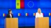 Maia Sandu și Federica Mogherini la Bruxelles, 30 septembrie 2019