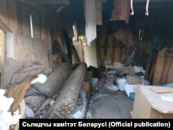 Фота Сьледчага камітэту зь месца, дзе знайшлі цела хлопчыка