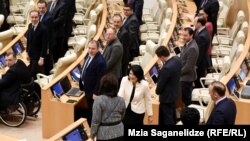 Саломе Зурабишвили в парламенте, 6 марта 2019 г.