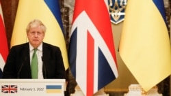 Boris Jonson , Ukrayna, 1 fevral 2022