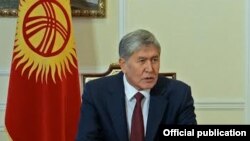 Президент Кыргызстана Алмазбек Атамбаев. 