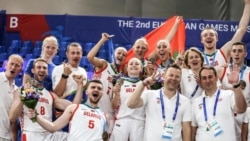 Беларускія баскетбалісты на ІІ Эўрапейскіх гульнях у Менску