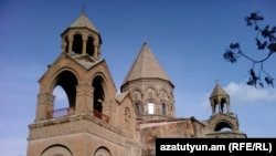Armenia -- The main Cathedral of the Armenian Apostolic Church in Etchmiadzin, Ejmiatsin, undated