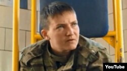 Украинская летчица Надежда Савченко, которая оказалась в плену и в СИЗО в городе Воронеже.