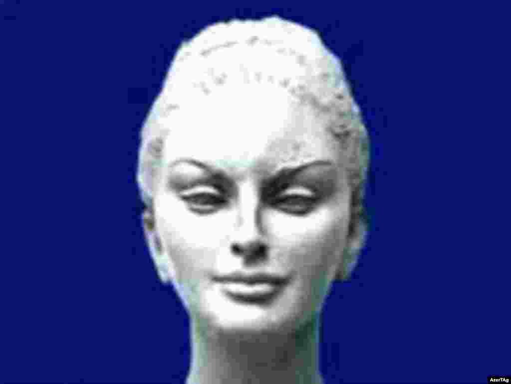 Canada - the sculpture "Divine Muse" (Mehriban Aliyeva) by Omar Eldarov, undated