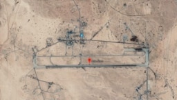 این عکس هوایی نقشه‌های گوگل پایگاه تی‌فور یا تی-۴ را در حمص نشان می‌دهد